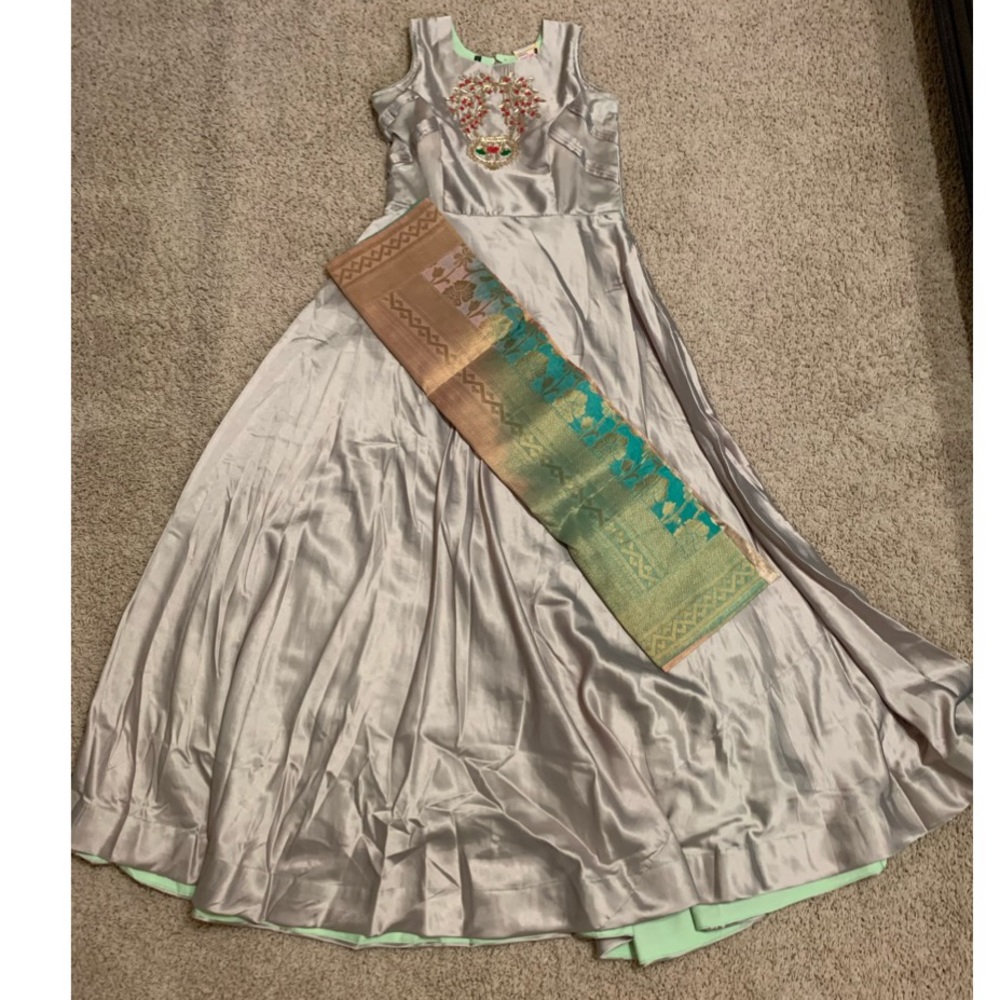 silk outfit